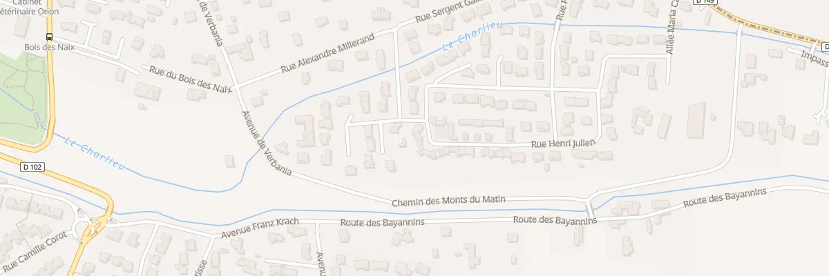 Plan du 45 Rue Henri Jullien à Bourg-de-Péage