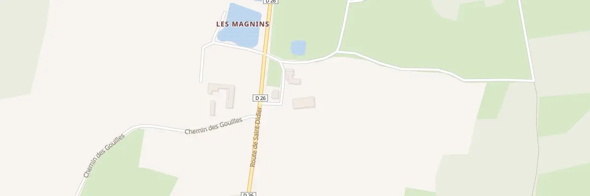 Plan du 443 Rte de St Didier à Marsonnas