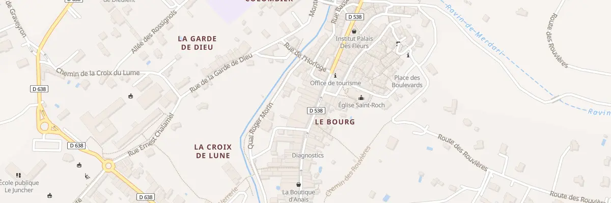 Plan du 6 Rue du Bourg à Dieulefit