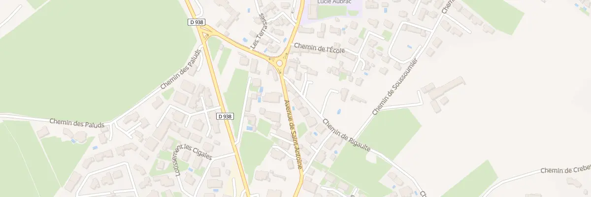 Plan du 65 Che de Rigaulte à L’Isle-sur-la-Sorgue