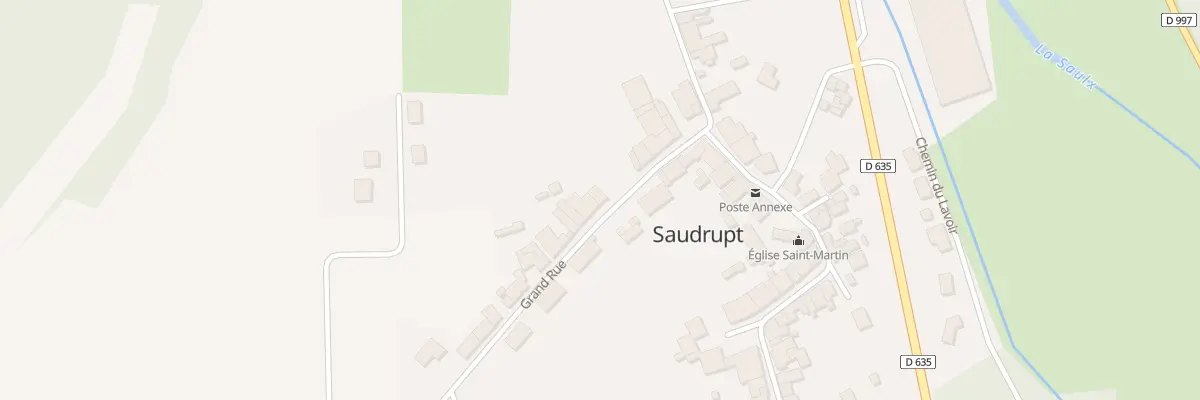 Plan du 24 Gr Grand Rue à Saudrupt