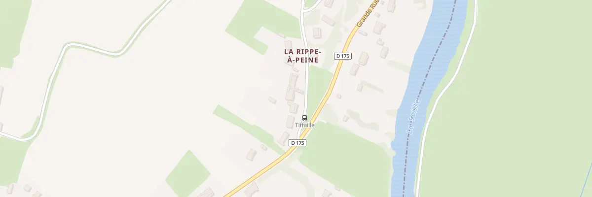Plan du 65 Mte de la Rippe a Peine à Huilly-sur-Seille