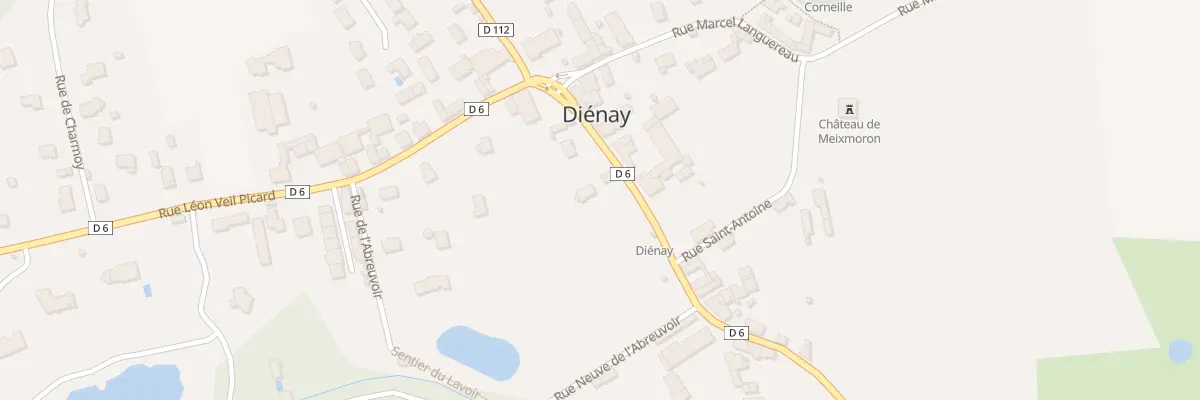 Plan du 4 Rue Charles de Meixmoron à Diénay