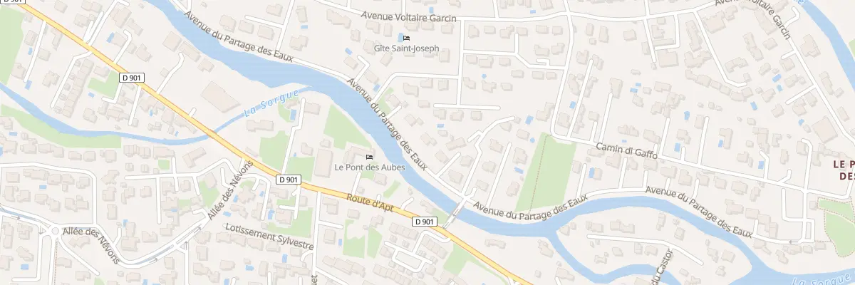 Plan du 865 Av Partage des Eaux à L’Isle-sur-la-Sorgue