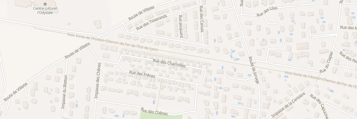 Plan du 19 Rue des Charmilles à Pusignan