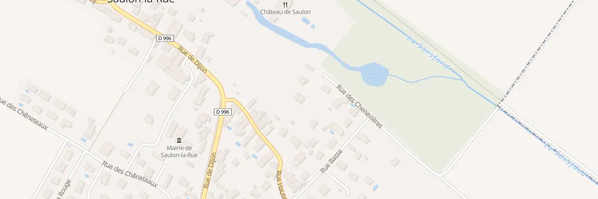 Plan du 6 Rue des Chenevières à Saulon-la-Rue
