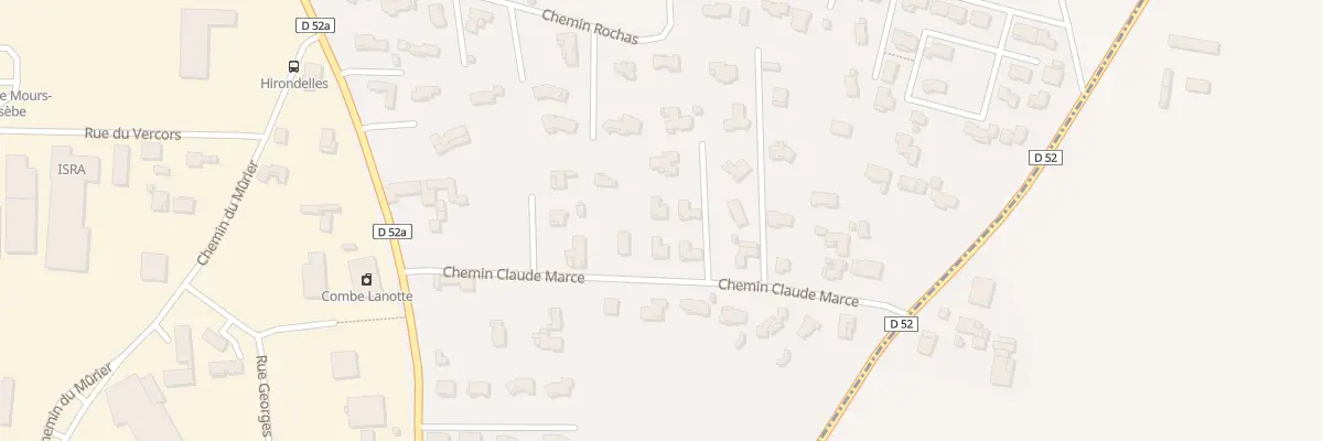 Plan du 17A Che Claude Marce à Mours-Saint-Eusèbe
