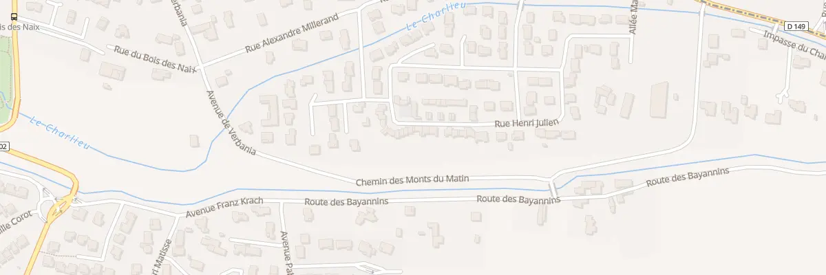 Plan du 33 Rue Henri Jullien à Bourg-de-Péage