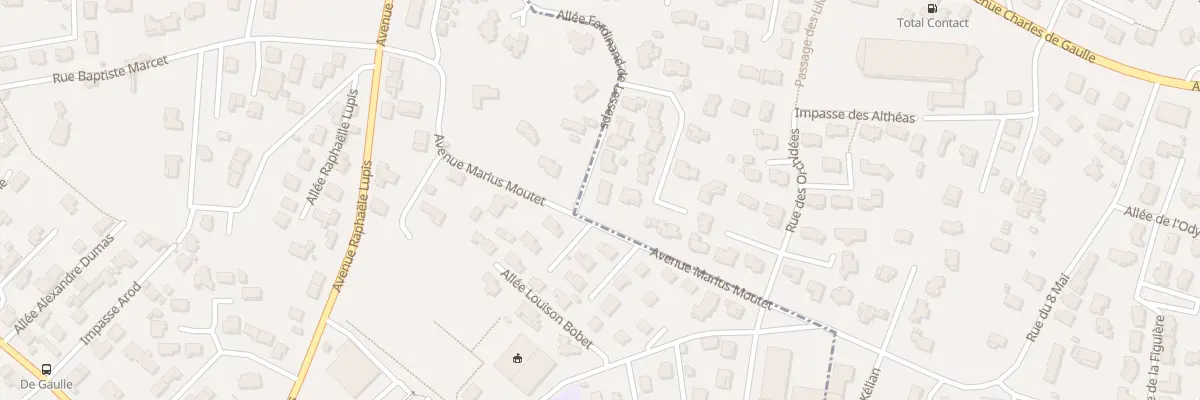 Plan du 32 All Ferdinand de Lesseps à Chatuzange-le-Goubet