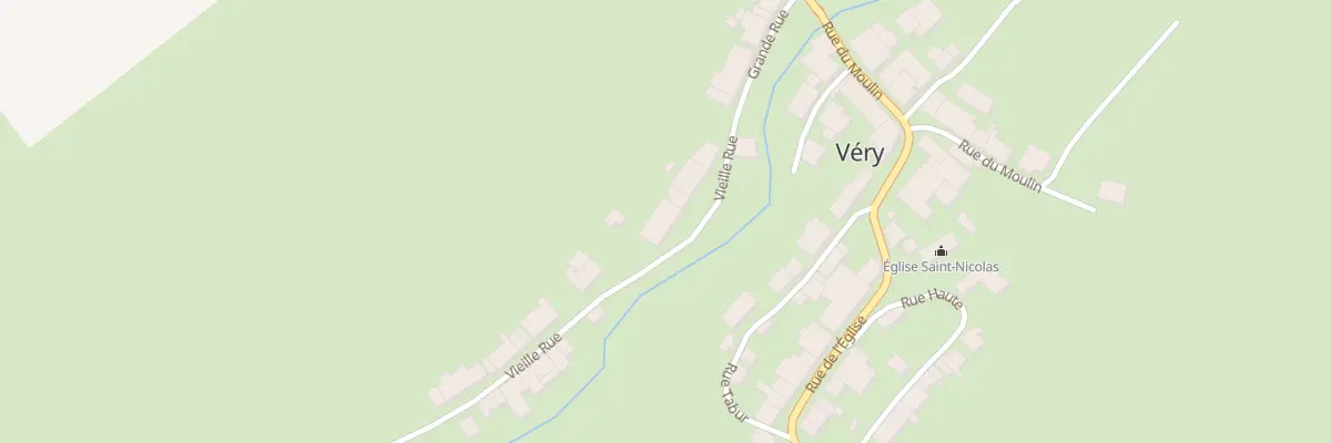 Plan du 8 Vieille Rue à Véry