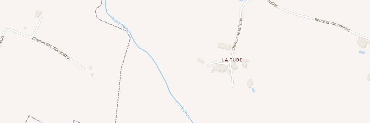 Plan du 295 Che de la Tube à Châteaudouble