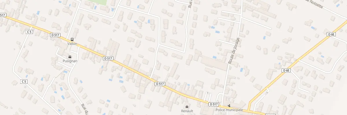 Plan du 25 Rue des Erables à Pusignan