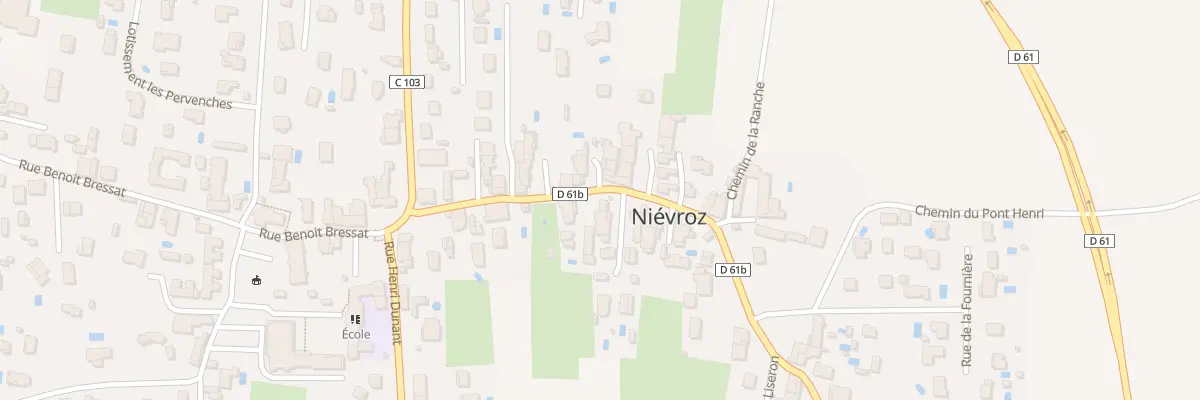 Plan du 136 Rue Henri Jomain à Niévroz