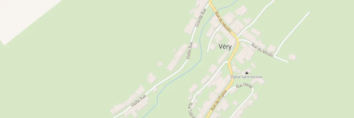 Plan du 6 Vieille Rue à Véry