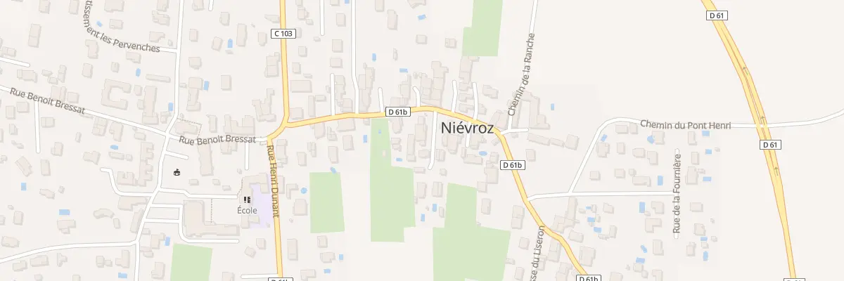 Plan du 168B Rue Henri Jomain à Niévroz