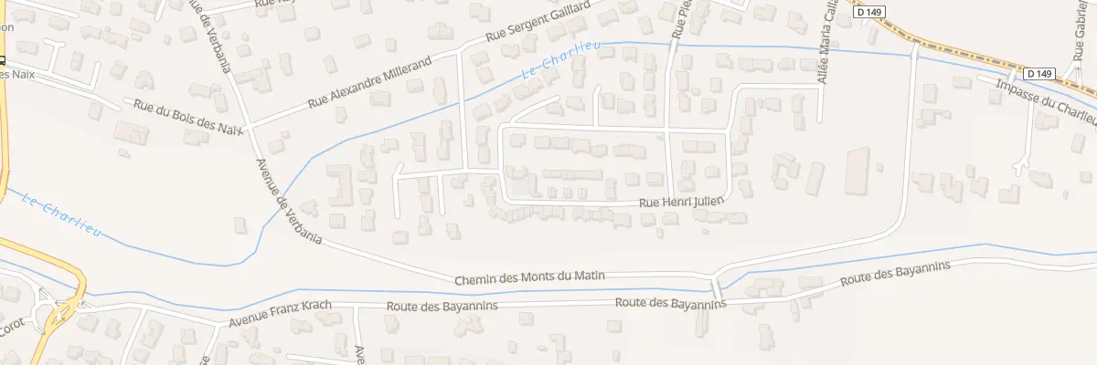 Plan du 26 Rue Henri Jullien à Bourg-de-Péage