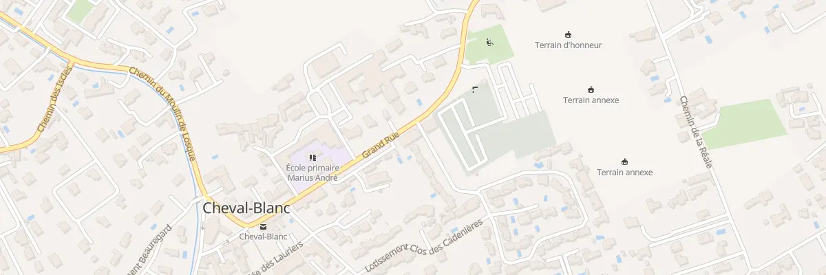 Plan du 230 Grand Rue à Cheval-Blanc