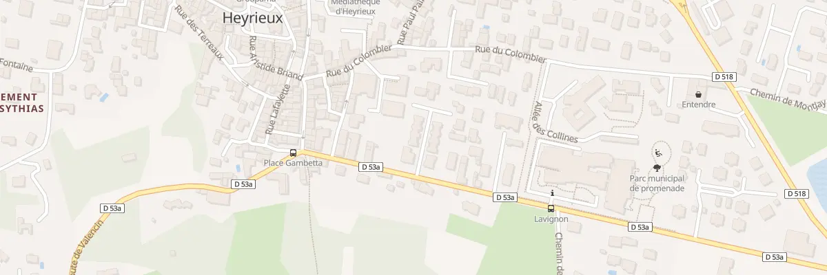 Plan du 15 Rue Victor Hugo à Heyrieux
