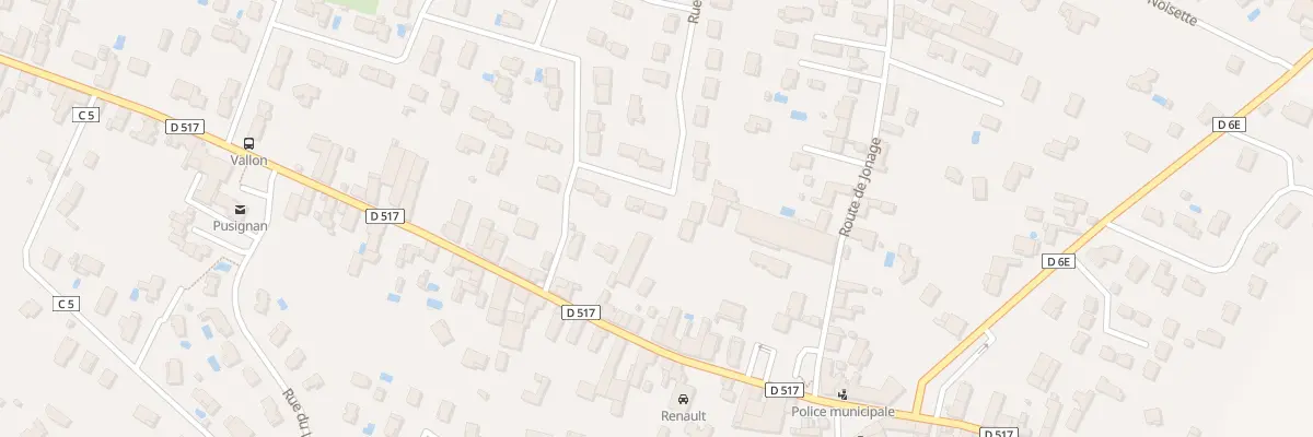 Plan du 23 Rue des Erables à Pusignan