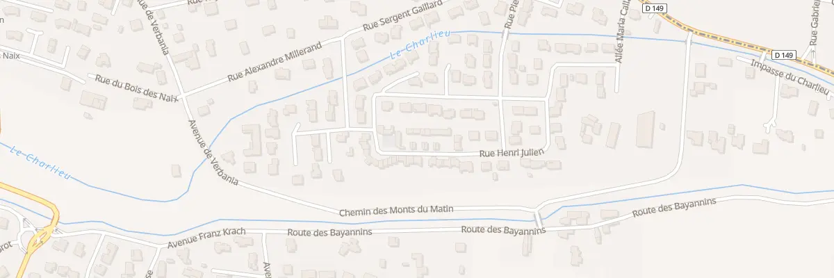Plan du 24 Rue Henri Jullien à Bourg-de-Péage
