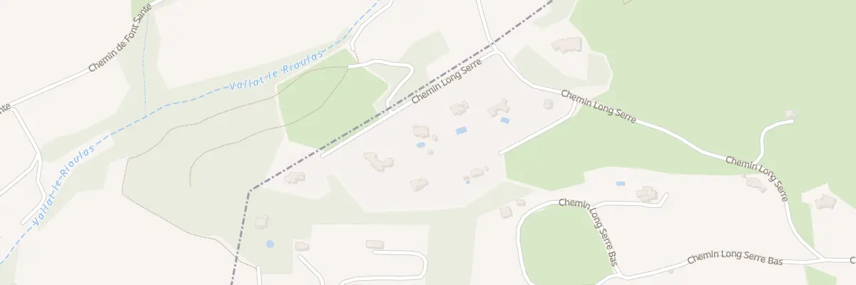 Plan du 5 Che du Long Serre à Saint-Hippolyte-le-Graveyron