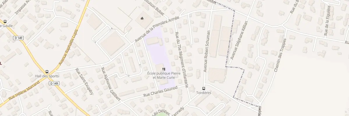 Plan du 9 Rue du 75 Ème Ri à Bourg-de-Péage