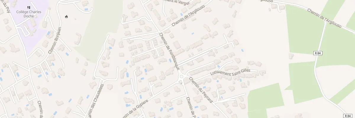 Plan du 443A Che de Fontblanque à Pernes-les-Fontaines