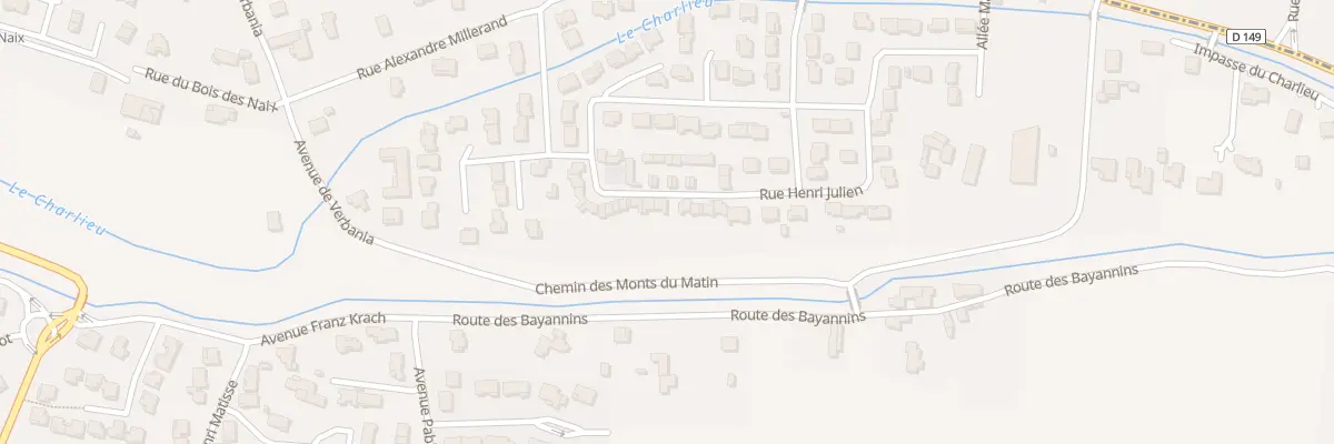 Plan du 27 Rue Henri Jullien à Bourg-de-Péage