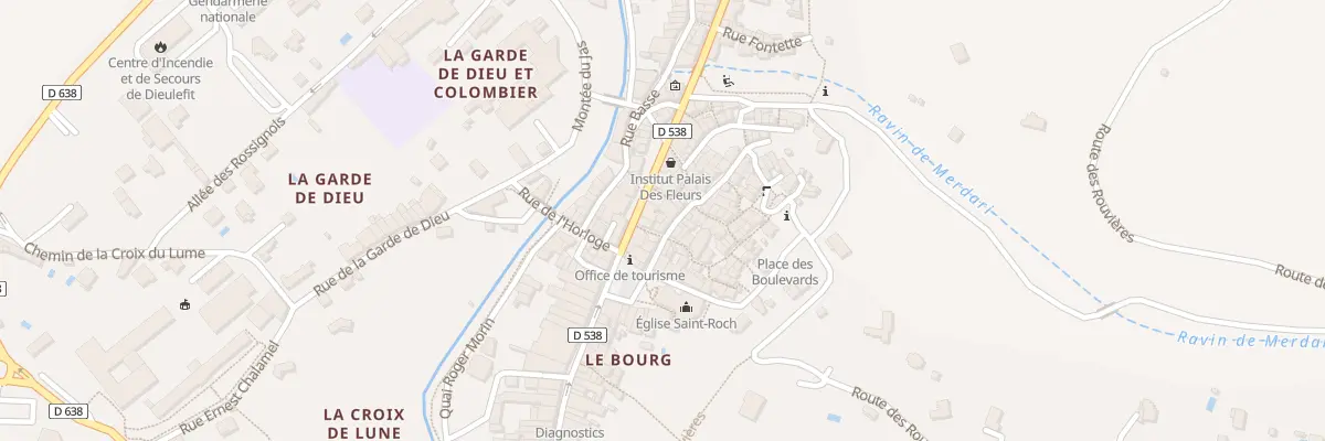 Plan de La Ville à Dieulefit