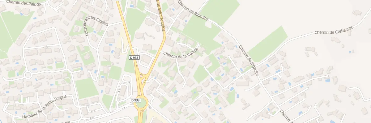 Plan du 50 Che de la Colline à L’Isle-sur-la-Sorgue