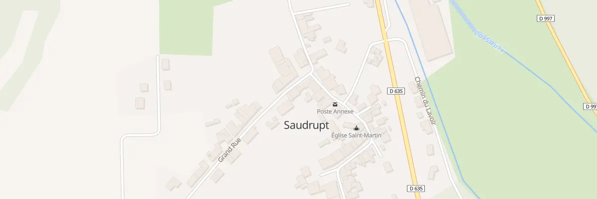 Plan du 19 Gr Grand Rue à Saudrupt