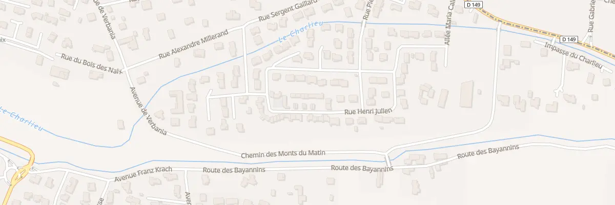 Plan du 20 Rue Henri Jullien à Bourg-de-Péage