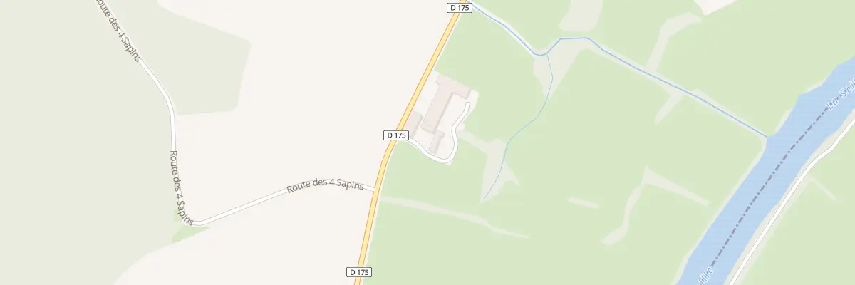 Plan du 1260 Rte de Branges à Huilly-sur-Seille