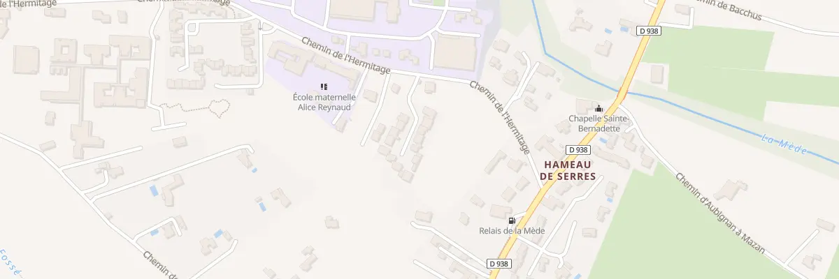 Plan du 205 Che de l’Hermitage à Carpentras