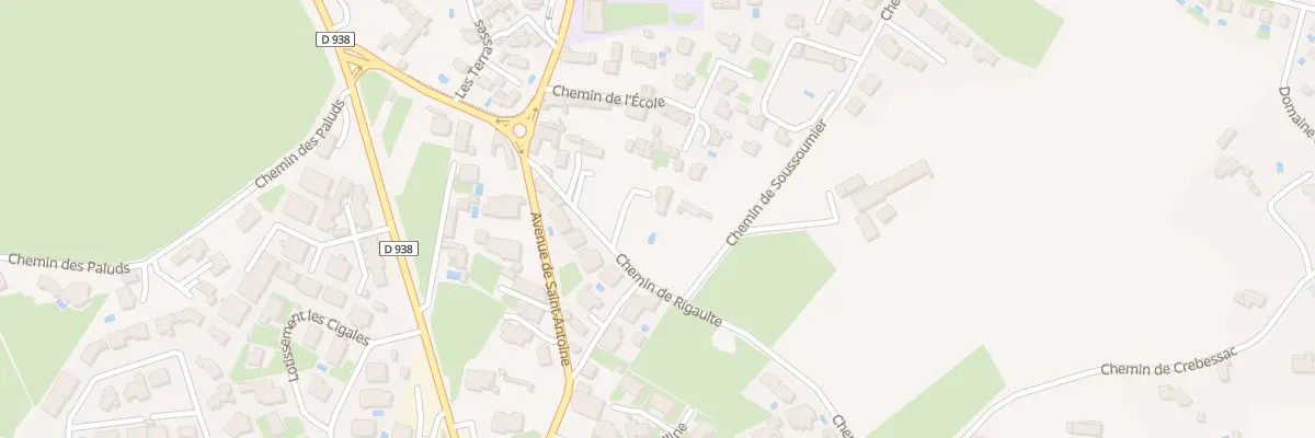 Plan du 111 Che de Rigaulte à L’Isle-sur-la-Sorgue