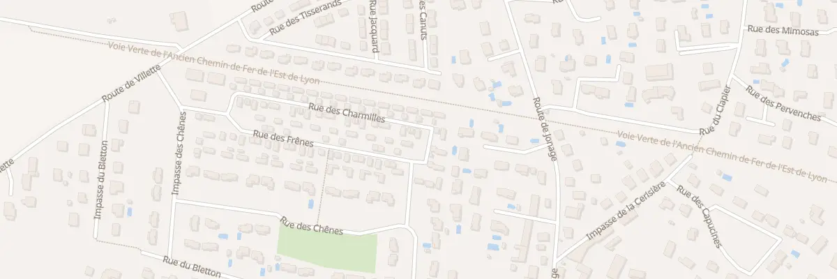 Plan du 22 Rue des Charmilles à Pusignan
