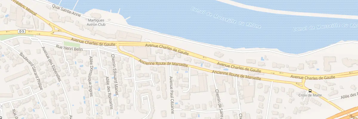 Plan du 15 Rte Anc Route de Marseille à Martigues