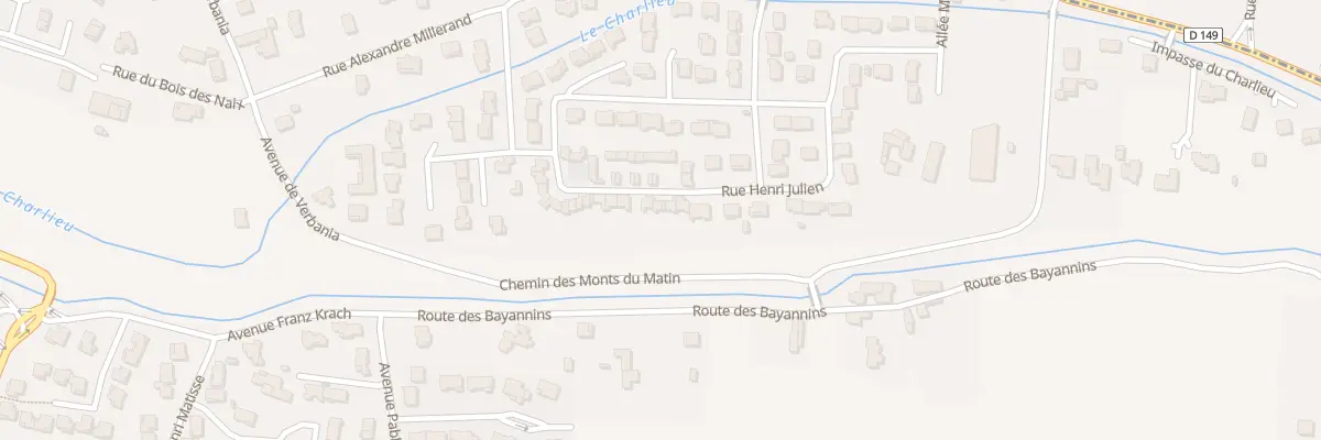 Plan du 23 Rue Henri Jullien à Bourg-de-Péage