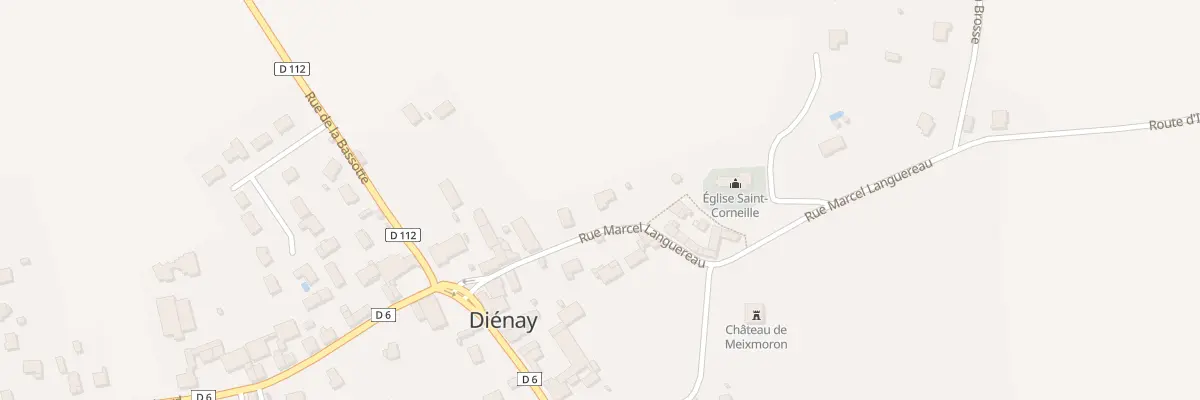 Plan du 3 Rue Marcel Languereau à Diénay