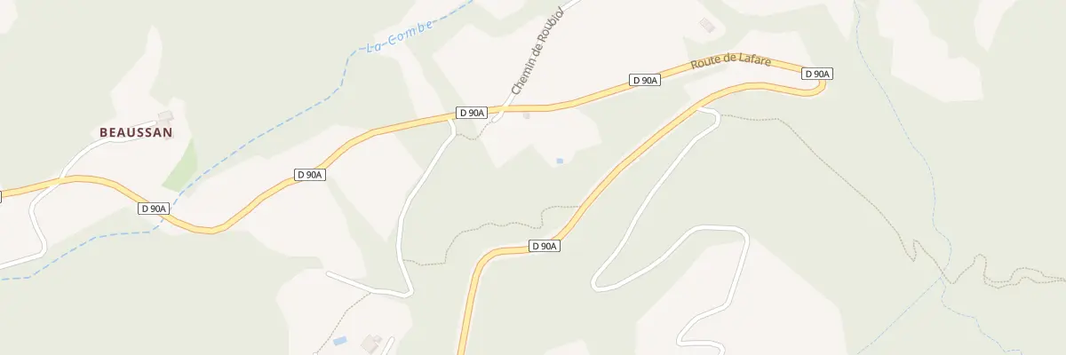 Plan du 5075 La Grand Terre à La Roque-Alric