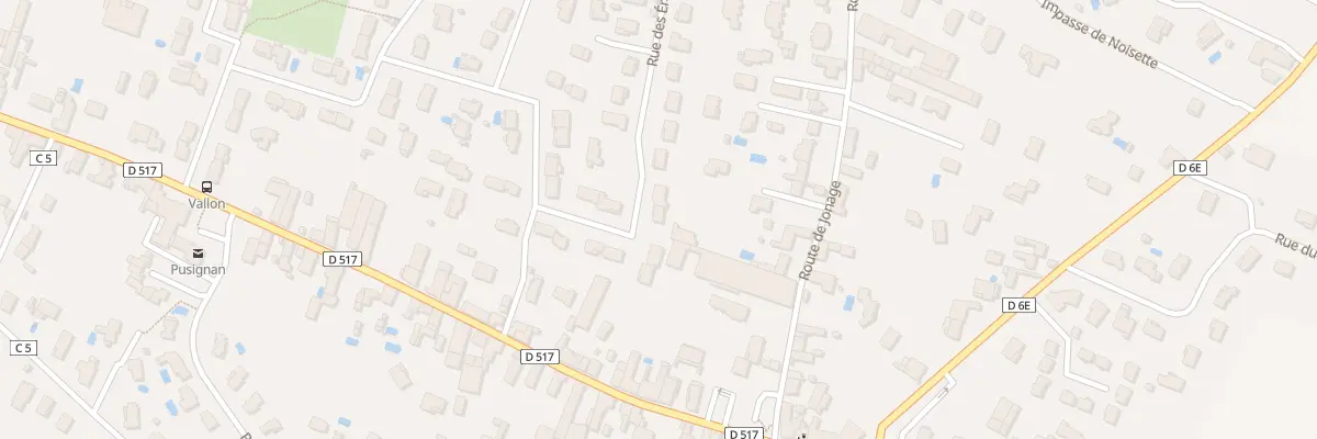 Plan du 17 Rue des Erables à Pusignan