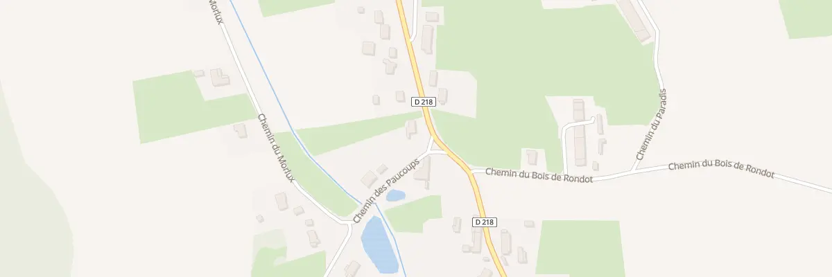 Plan du 64 Rte de la Madeleine à Saint-Martin-en-Bresse