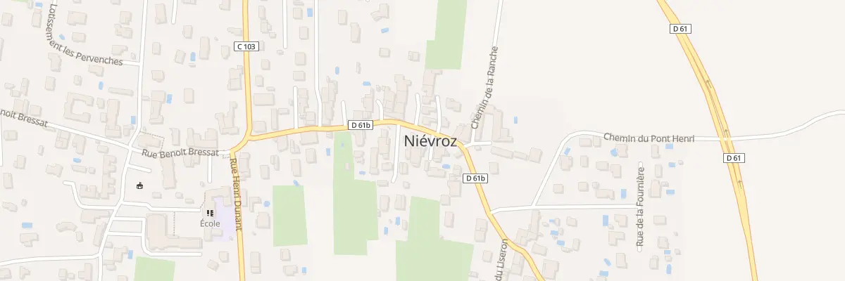 Plan du 216 Rue Henri Jomain à Niévroz