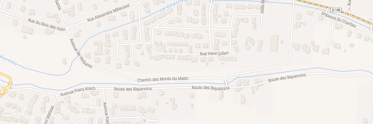 Plan du 21 Rue Henri Jullien à Bourg-de-Péage