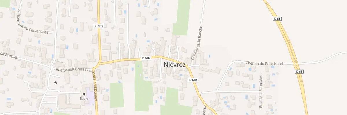 Plan du 223C Rue Henri Jomain à Niévroz