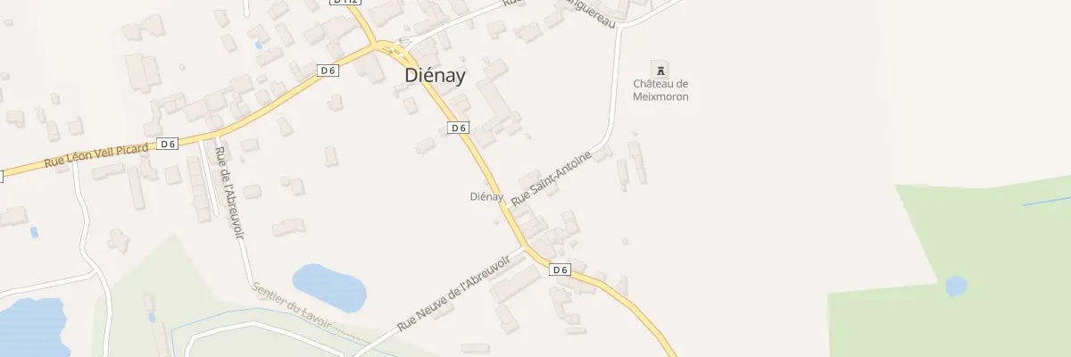 Plan du 1 Rue Saint-Antoine à Diénay