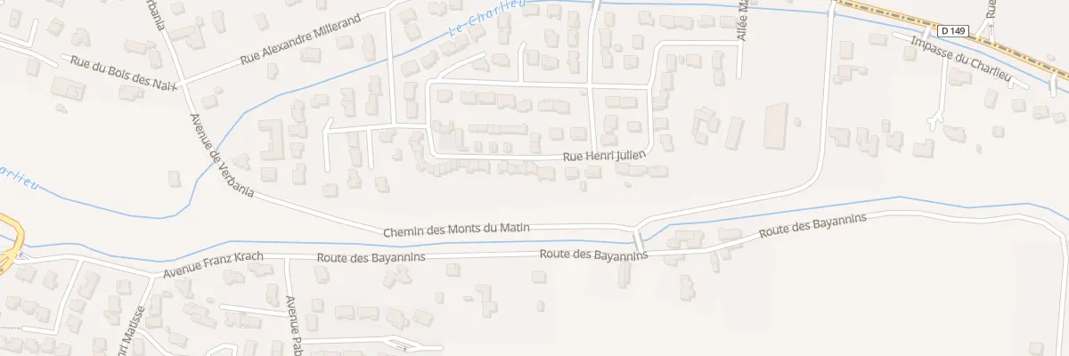 Plan du 19 Rue Henri Jullien à Bourg-de-Péage