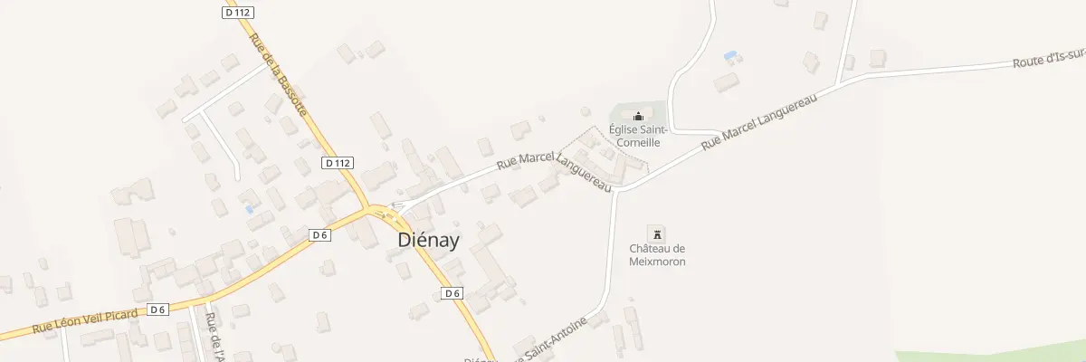 Plan du 8 Rue Marcel Languereau à Diénay