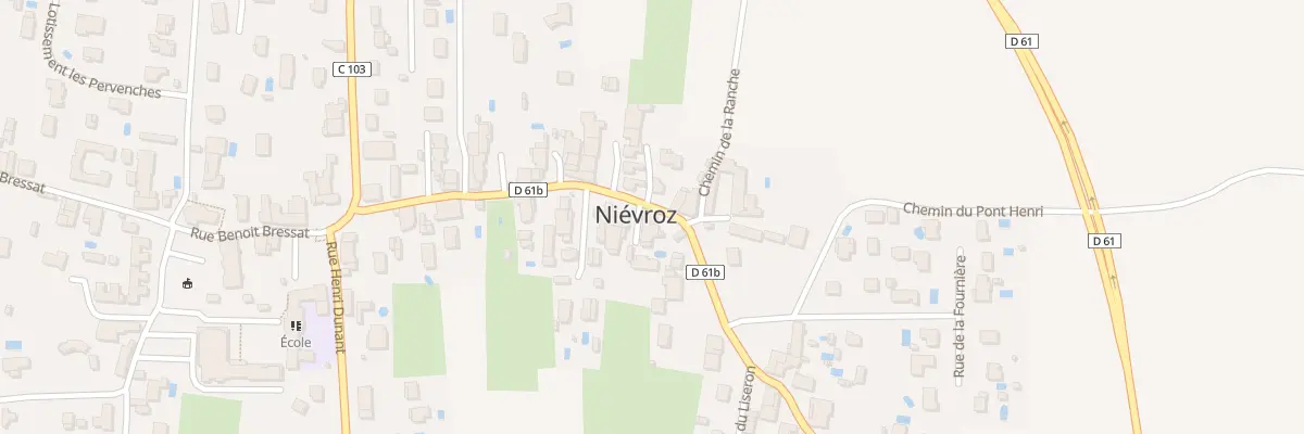 Plan du 220 Rue Henri Jomain à Niévroz
