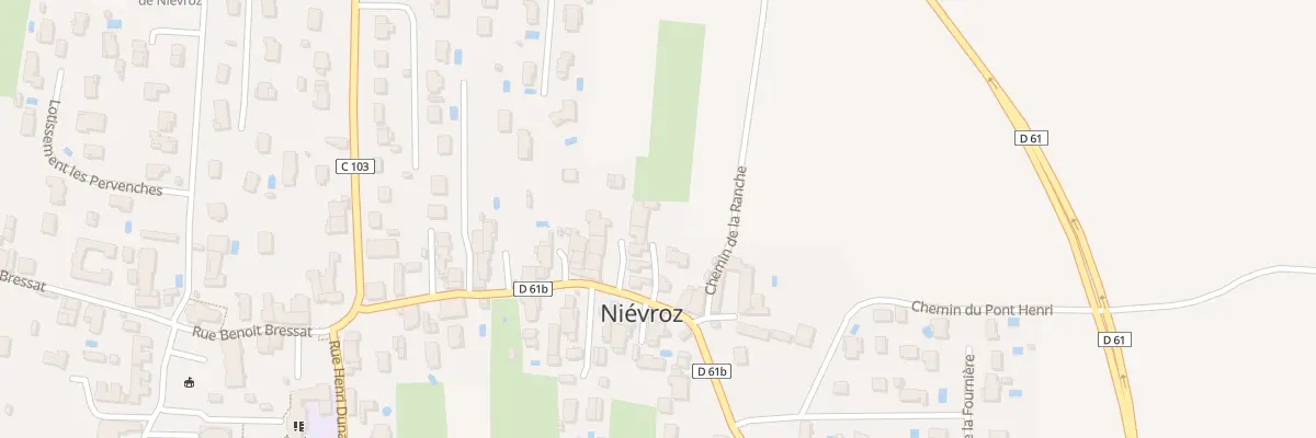 Plan du 221 Rue Henri Jomain à Niévroz